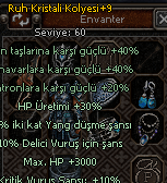 kalkan kolye ayakkabı küpe +9 ruh set
