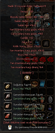 +9 BETA YELPAZE/+9 BETA ZIRH/ŞAMPİYON PARŞOMENİ/+9 DERİ KEMER/DİĞER