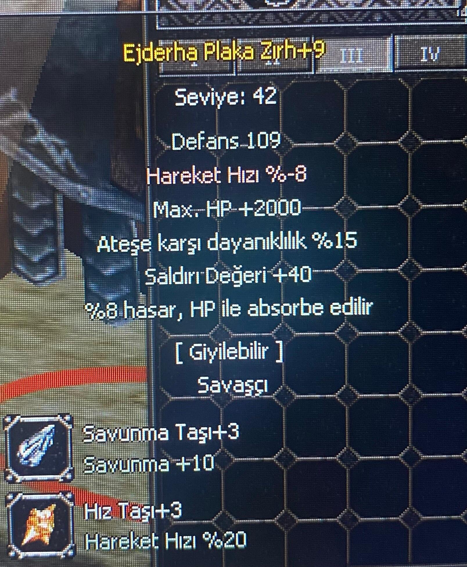 Doyumluk elit +9 ejderha plaka zırhı