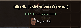Bilgelik İksiri %200 ( PERMA ) !