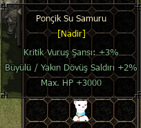 SÜRESİZ PONÇİK PET