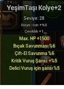 KOLYE 1.5 HP 5 KRİT DELİCİ