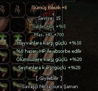 +8 GÜMÜŞ BİLEZİK TANE 250TL