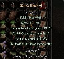 GÜMÜŞ BİLEZİK +8 250TL