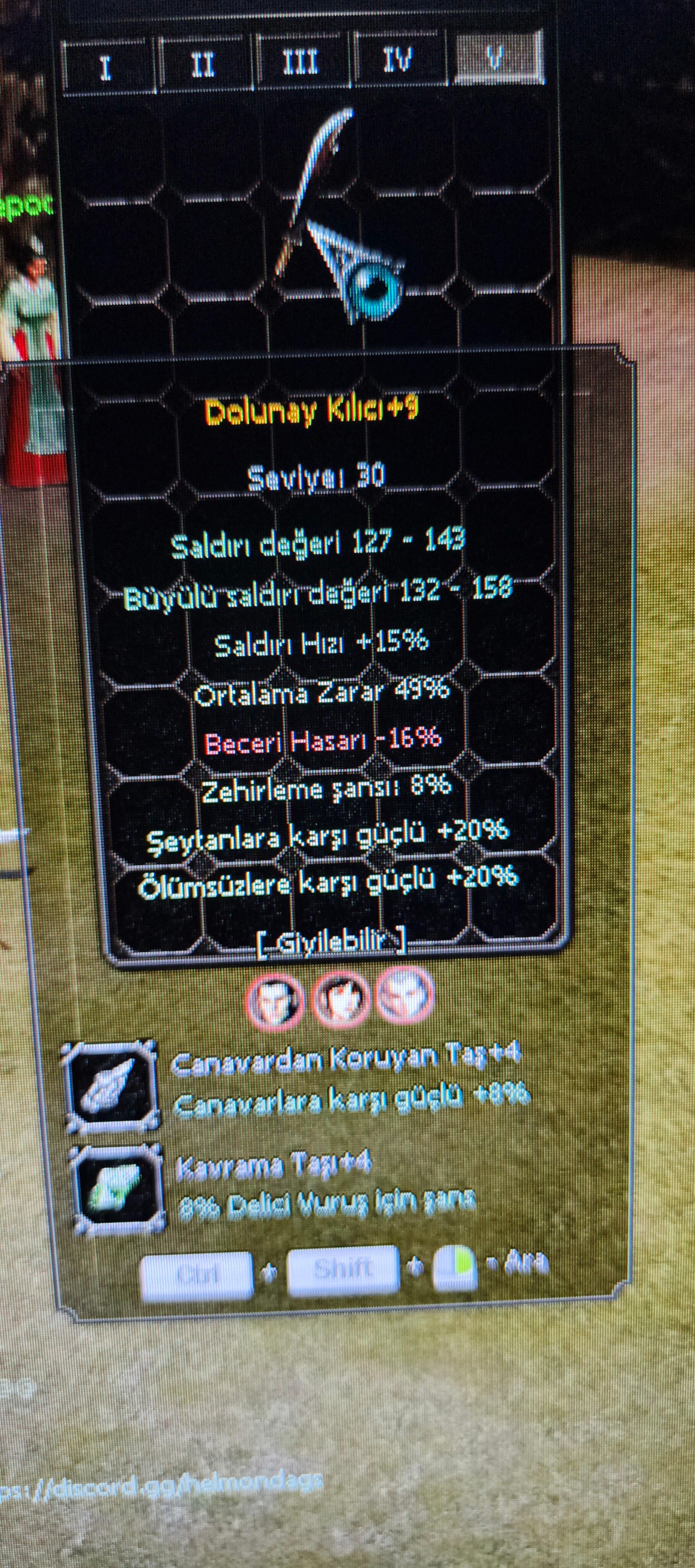 49 Ortalama Zarar Dolunay Kılıcı +9