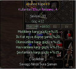 +9 full abanoz küpe