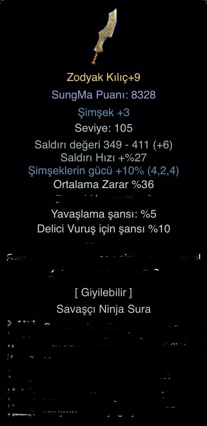 Zodyak Kılıç