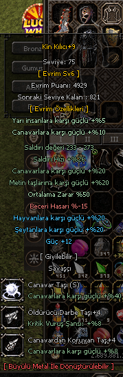 FULL EVRİMLİ CANAVAR TAŞLI KİN UYGUN ÇEK AÇIĞIM