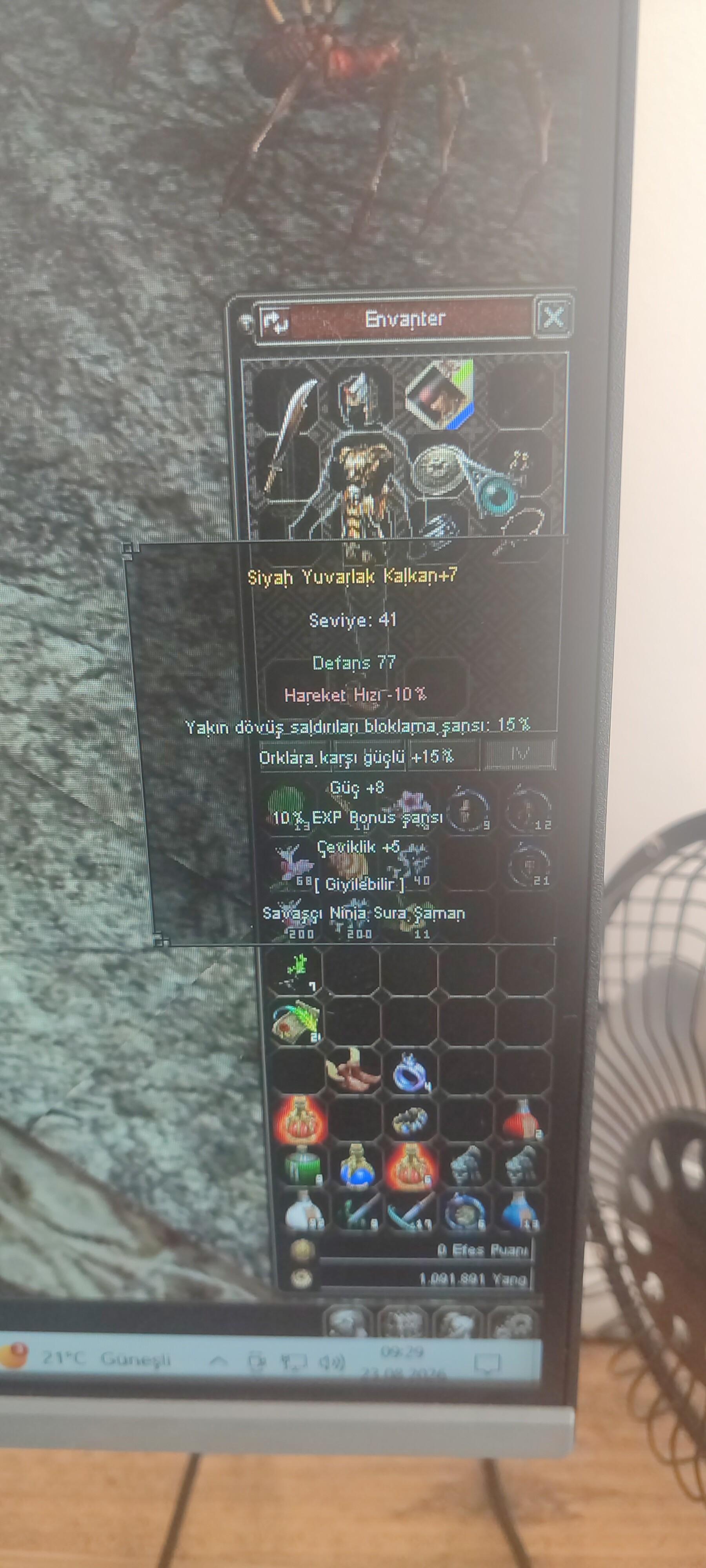 65 level sav 3 g 60 level şaman 2g 1 m6
