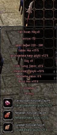 +8 YARI İNSAN FENA EFSUN SON FİYAT