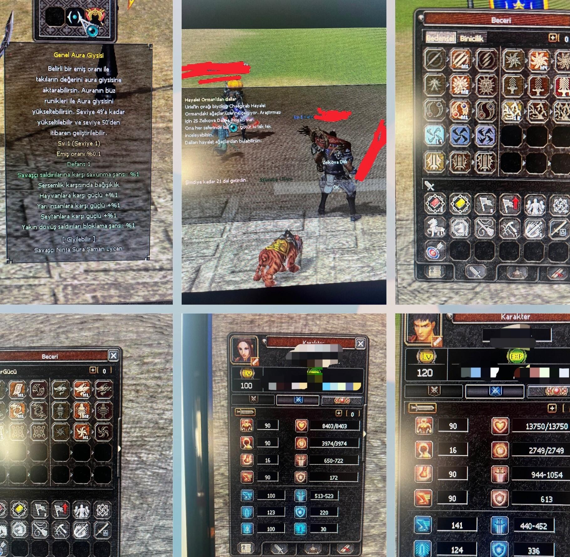 1 Lvl Şampiyon Savaşçı Mat Mitsi Set Ve Düz Boş 100 Lvl Şaman Kelepir