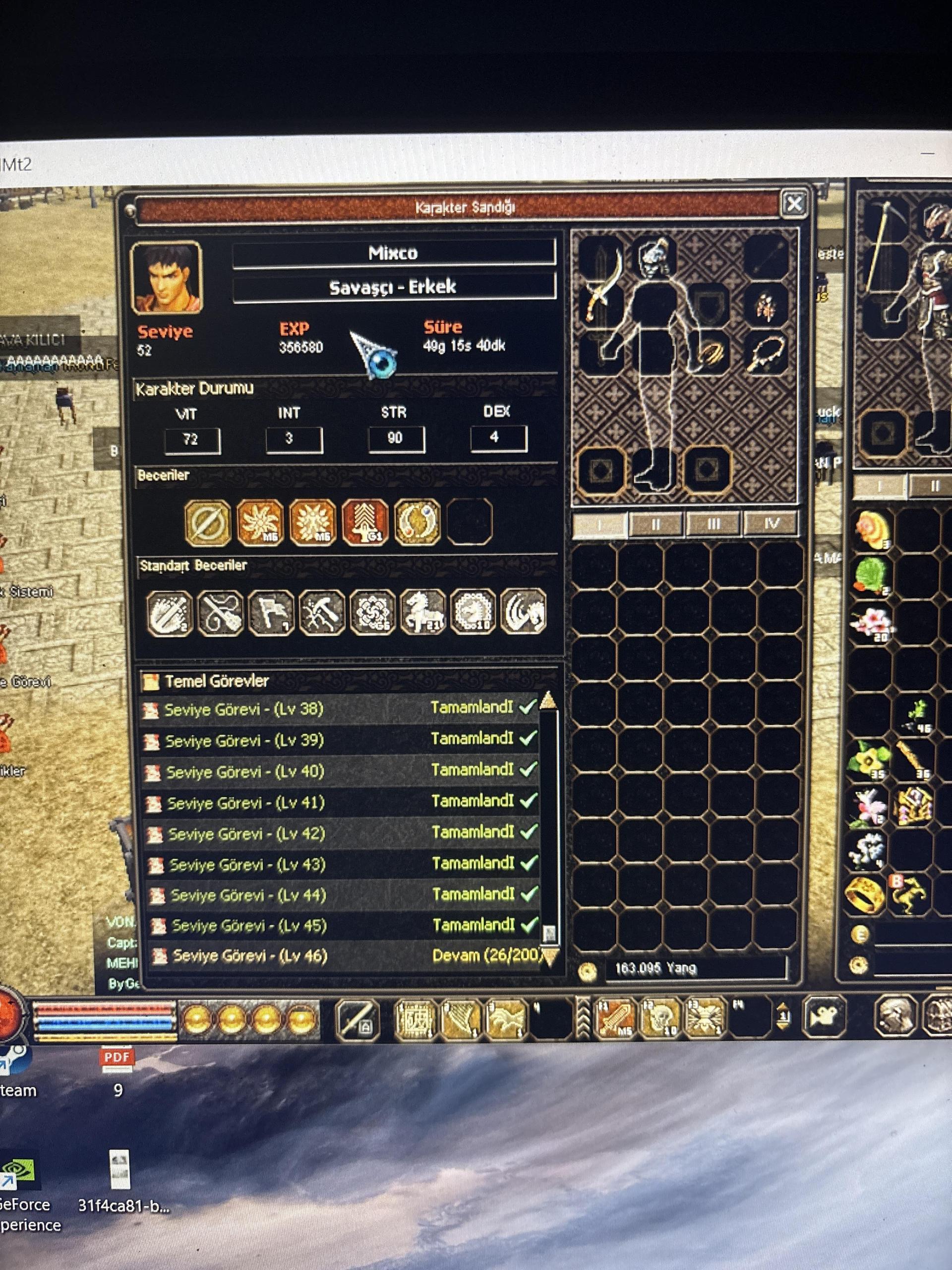 52lvl bedensel hava G1