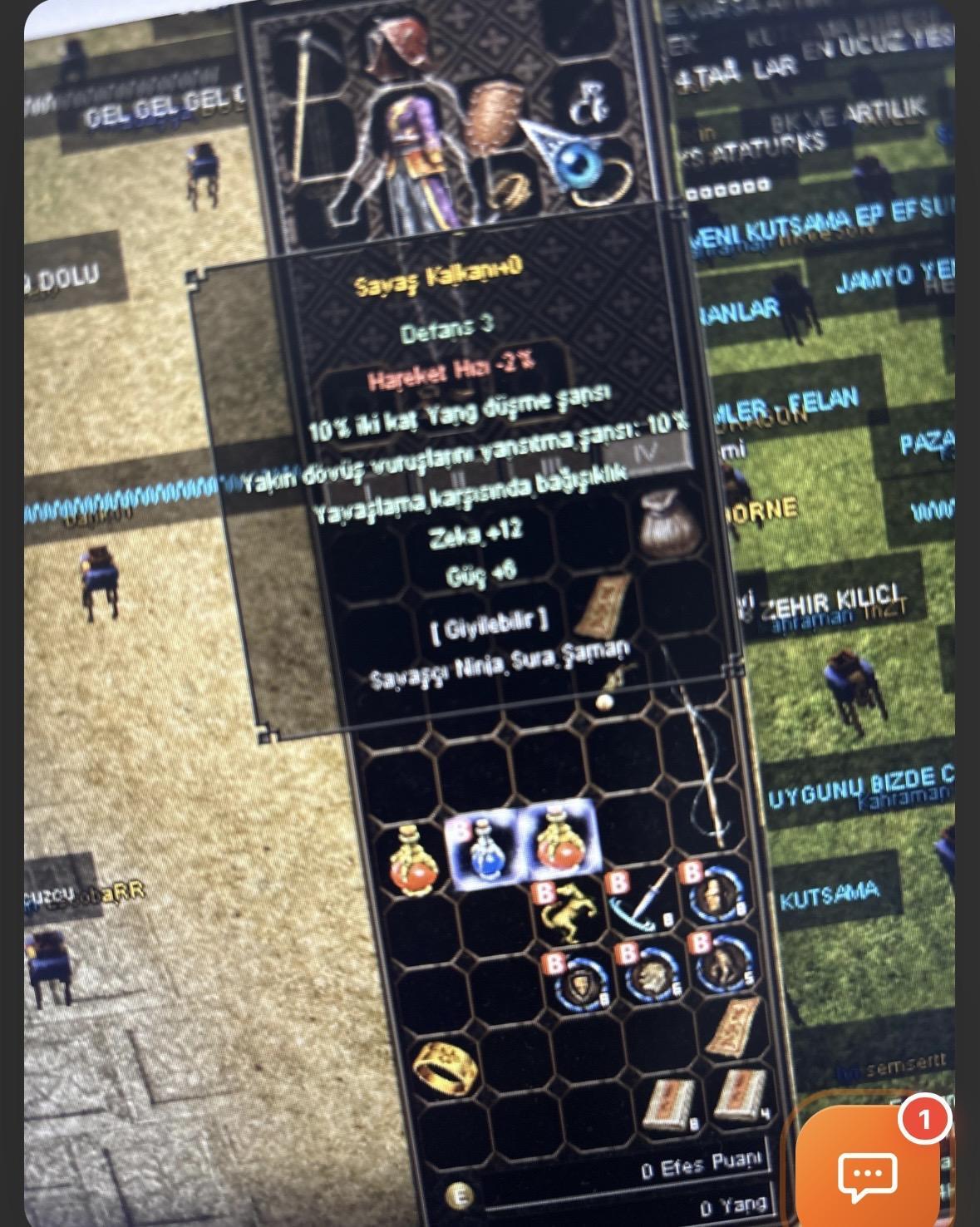 43 lvl şaman Kritik m8 kutsama m7