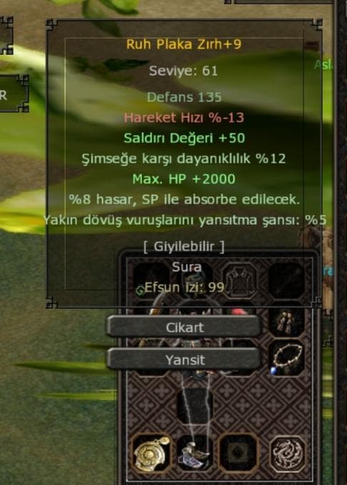 +9 RUH PLAKA ZIRH TEKLİFE AÇIK