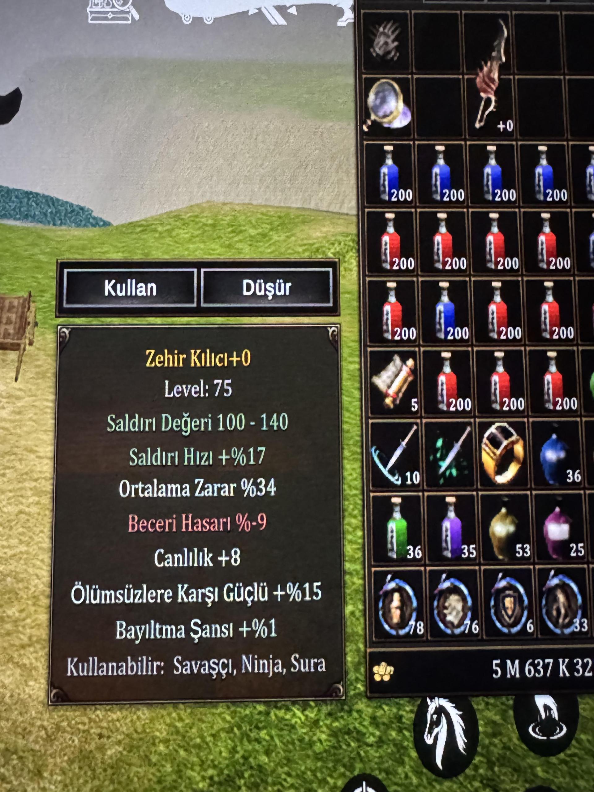 Boss Canavarı Zehir Kılıcına Teklif Alınır