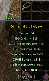 +6 CENNETİM GÖZÜ KOLYE TEKKLİF VER