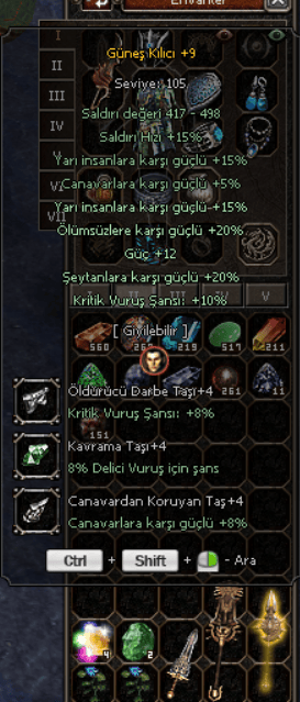 +9 GÜNEŞ KILICI