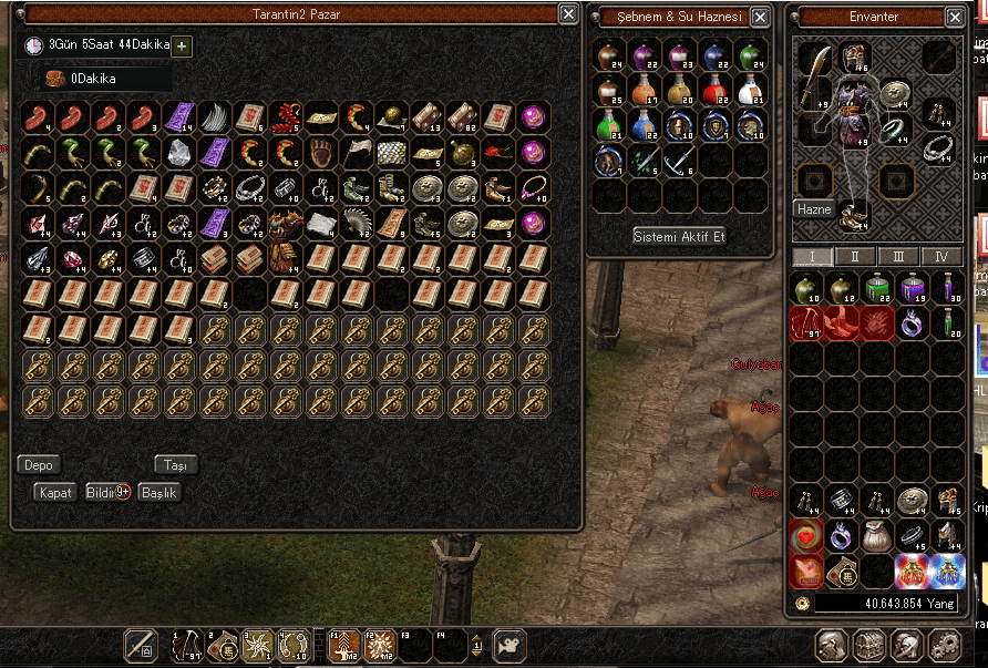 48 LEVEL - AT ZIRHLI - FULL ELİT İSİM YAPMIŞ ÇARIM ST