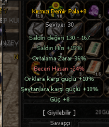 KDP +8 36 ort - güç +8