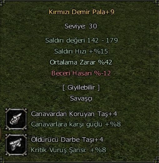 +9 42 ORT KDP TEMİZ +4 Taş
