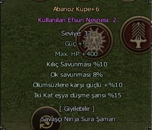 +6 Abanoz Küpe 15 Eşyalı