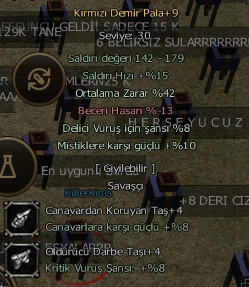 +9 KDP 42 ORT 8 DELİCİ 10 MİSTİK