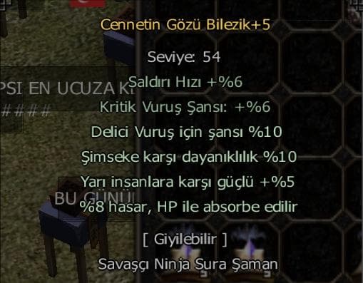 +5 Cennet bilezik Hayaletlik