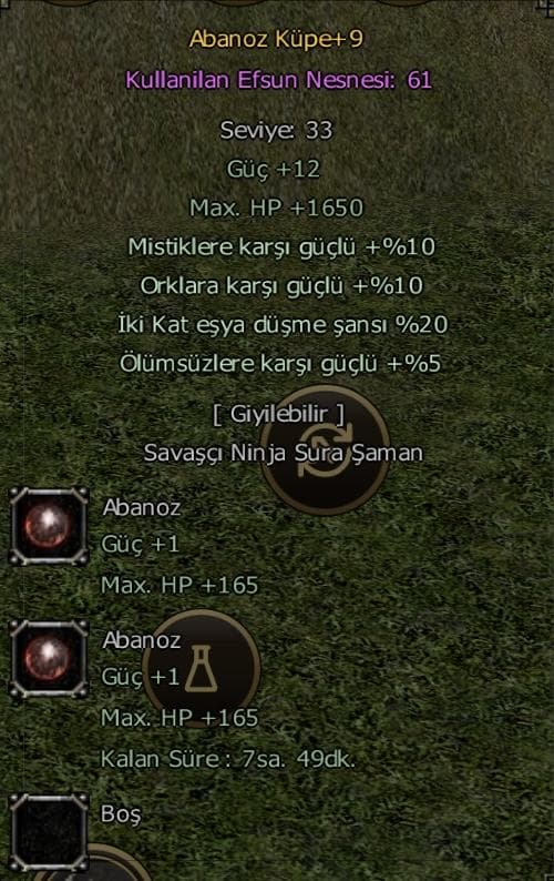 +9 Abanoz Küpe 20 Eşya