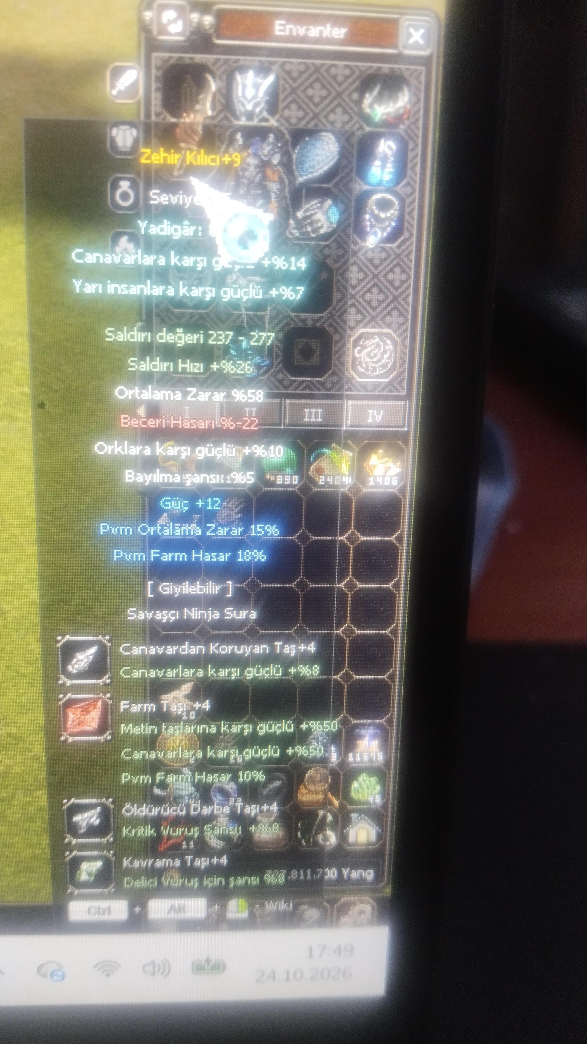 +9 full RUH SET UYGUN PVM FARM HASARLİ
