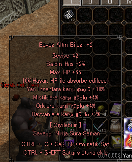10 yarı 10 hp absorbe beyaz altın bilezik