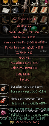 +6 YARI INSAN KILICI FULL 4 TAŞLI ANINDA TESLIM