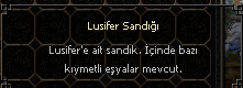 100 ADET LUSİFER SANDIGI ANINDA TESLİM