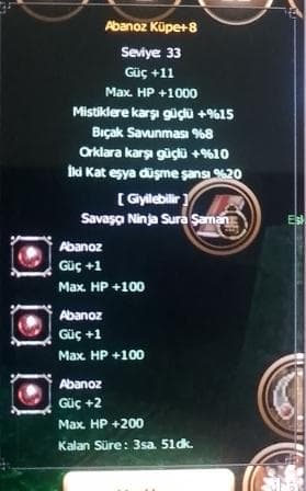 +8 ABANOZ 20 ESYALİ