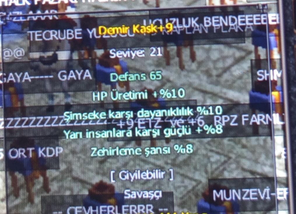 EDIT +9 DEMIR KASK