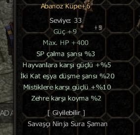20 EŞYALI ABANOZ