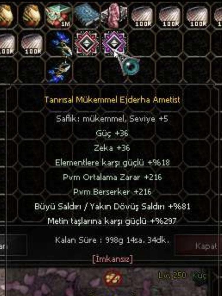 TANRISAL MUKO AMETIST 550 HMN TESLM