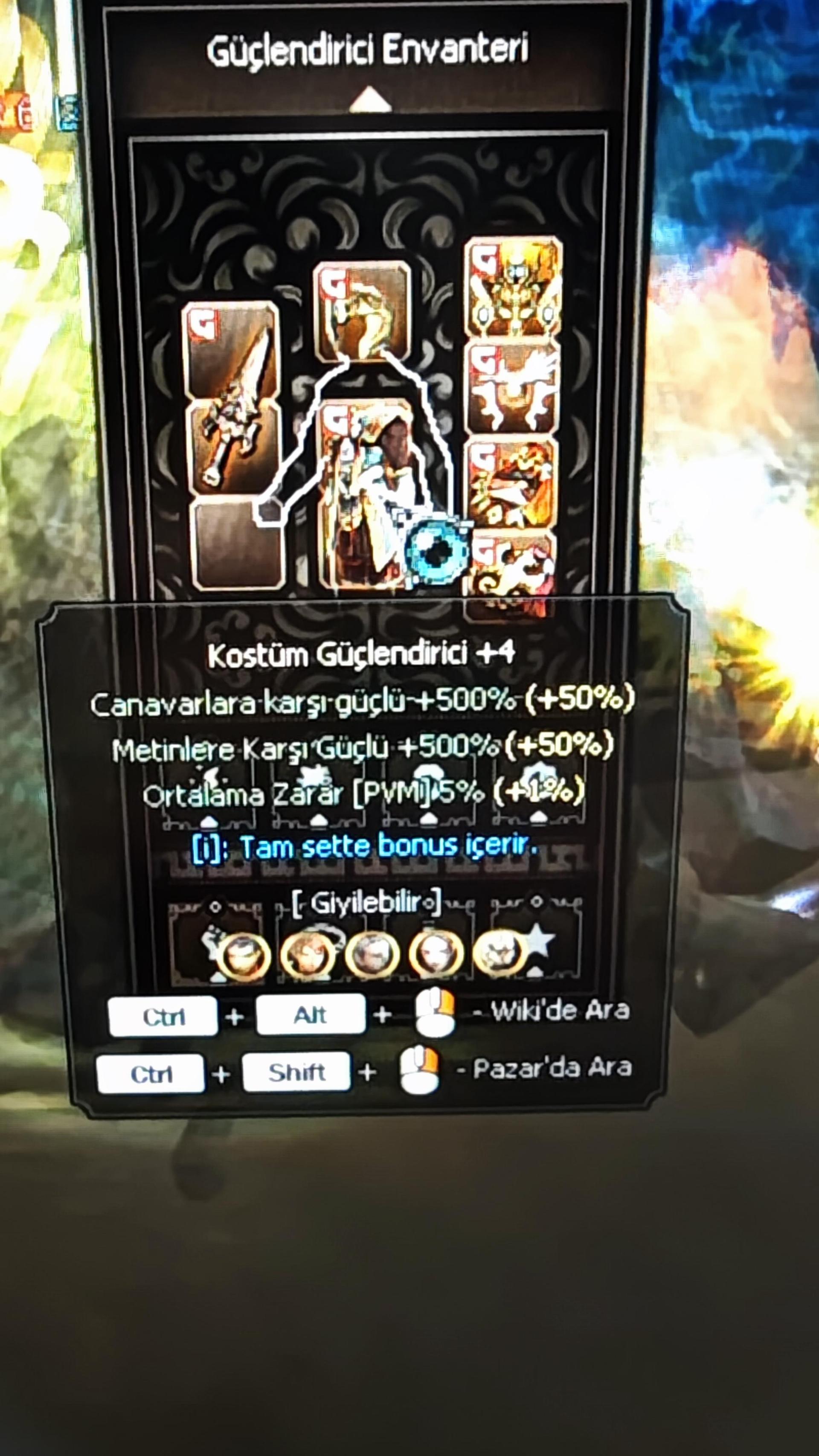 Guclendirici set +4 +3 hepsi satilik