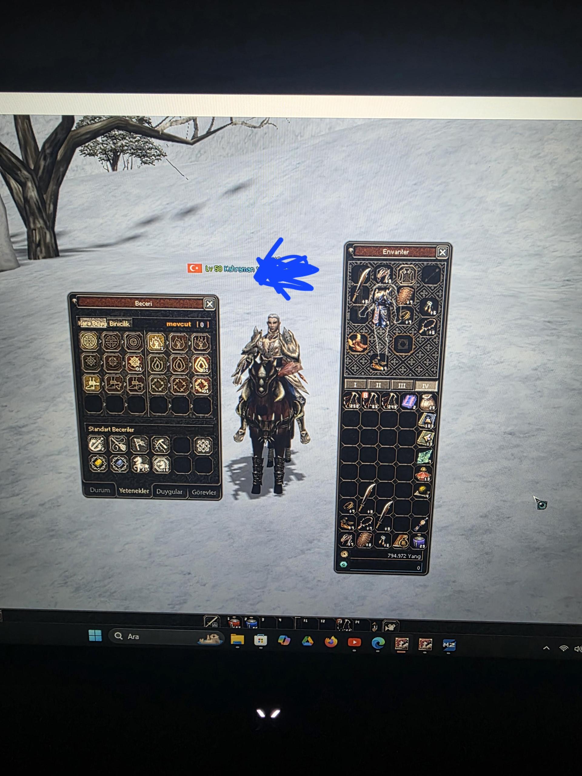 KARABÜYÜ SURA 50 LVL AT ASKER