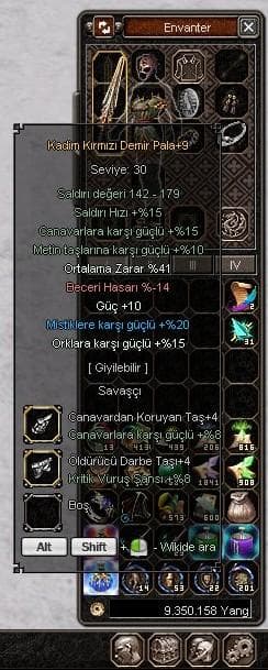 67 lvl 32 k hasarlı savaşçı