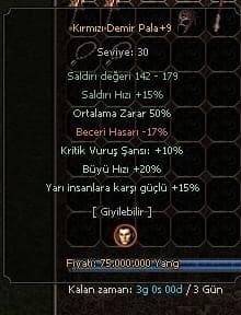 50 ort kdp 15 kritik büyü hızı