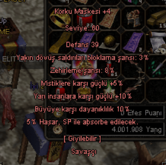 Korku Maskesi 10YARI 8 ZEHIRLEME 10BÜYÜ