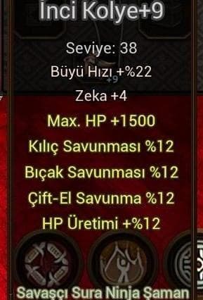 İNCİ KOLYE