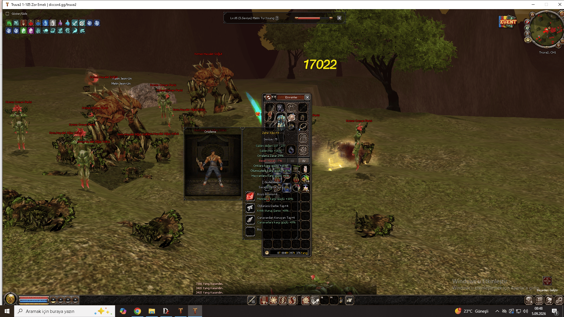 +9 ZEHİR KILICI