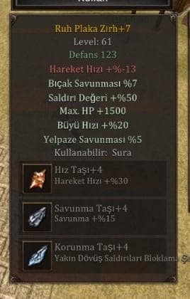 +7 RUH PLAKA 50 STR +HP