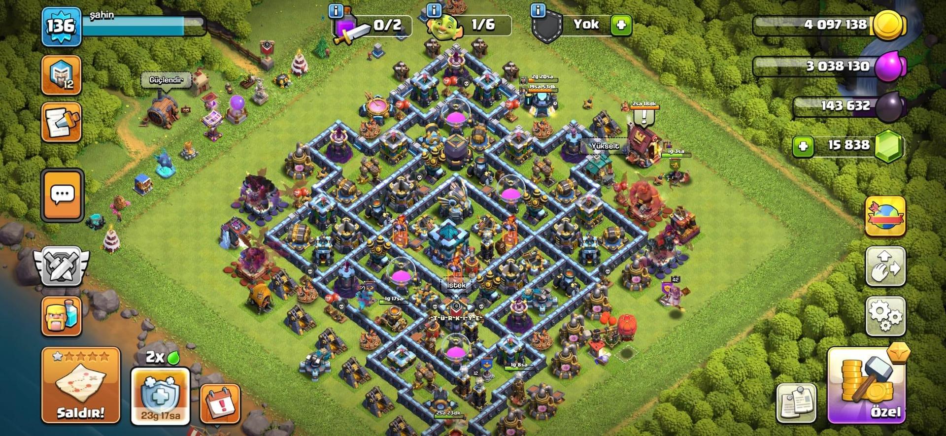 15BİN YEŞİL TAŞLI 136lv hesap