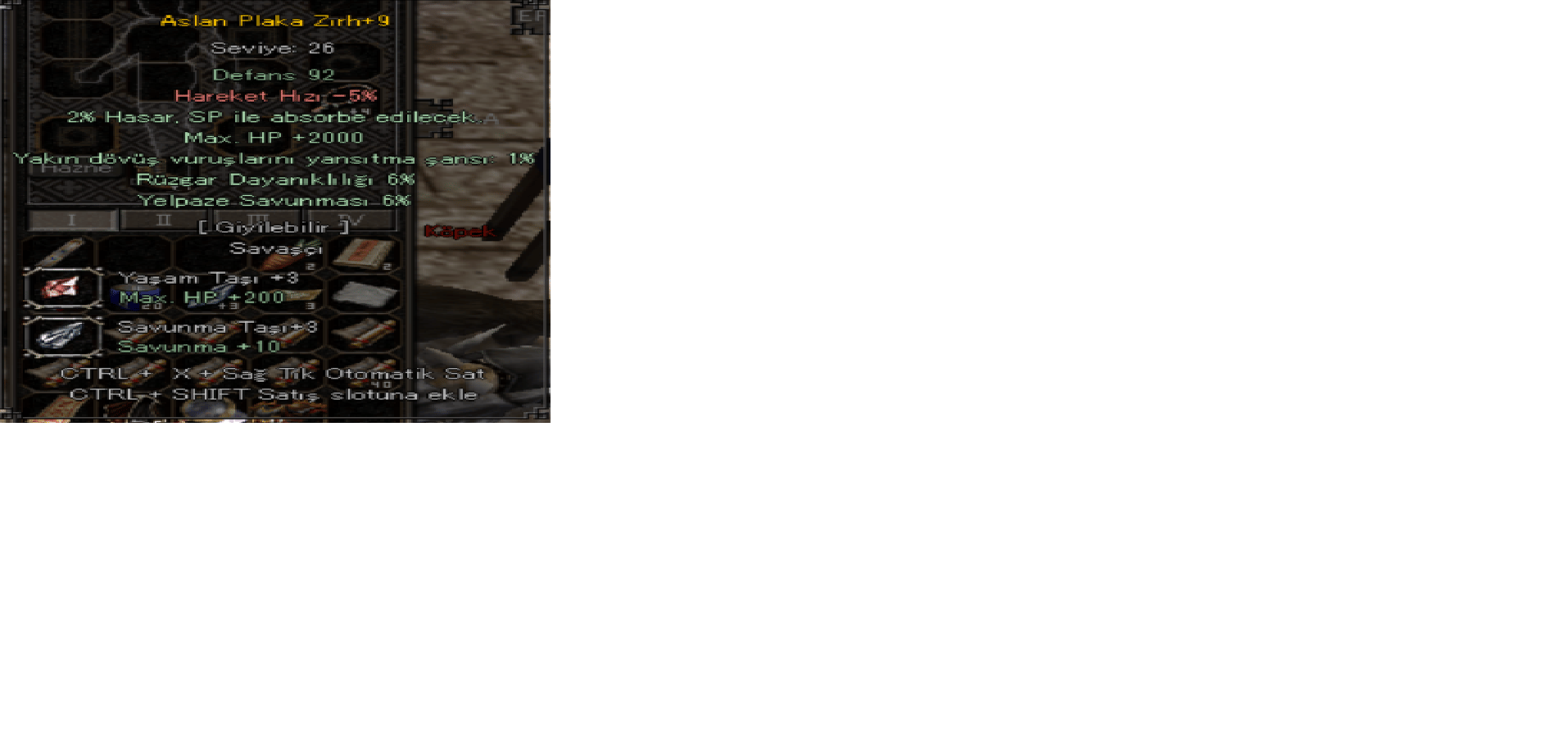+9 FULL +3 TAŞ 24 ORT DOLU & +9 2K HP FULL TAŞ ASLAN PLAKA ZIRH