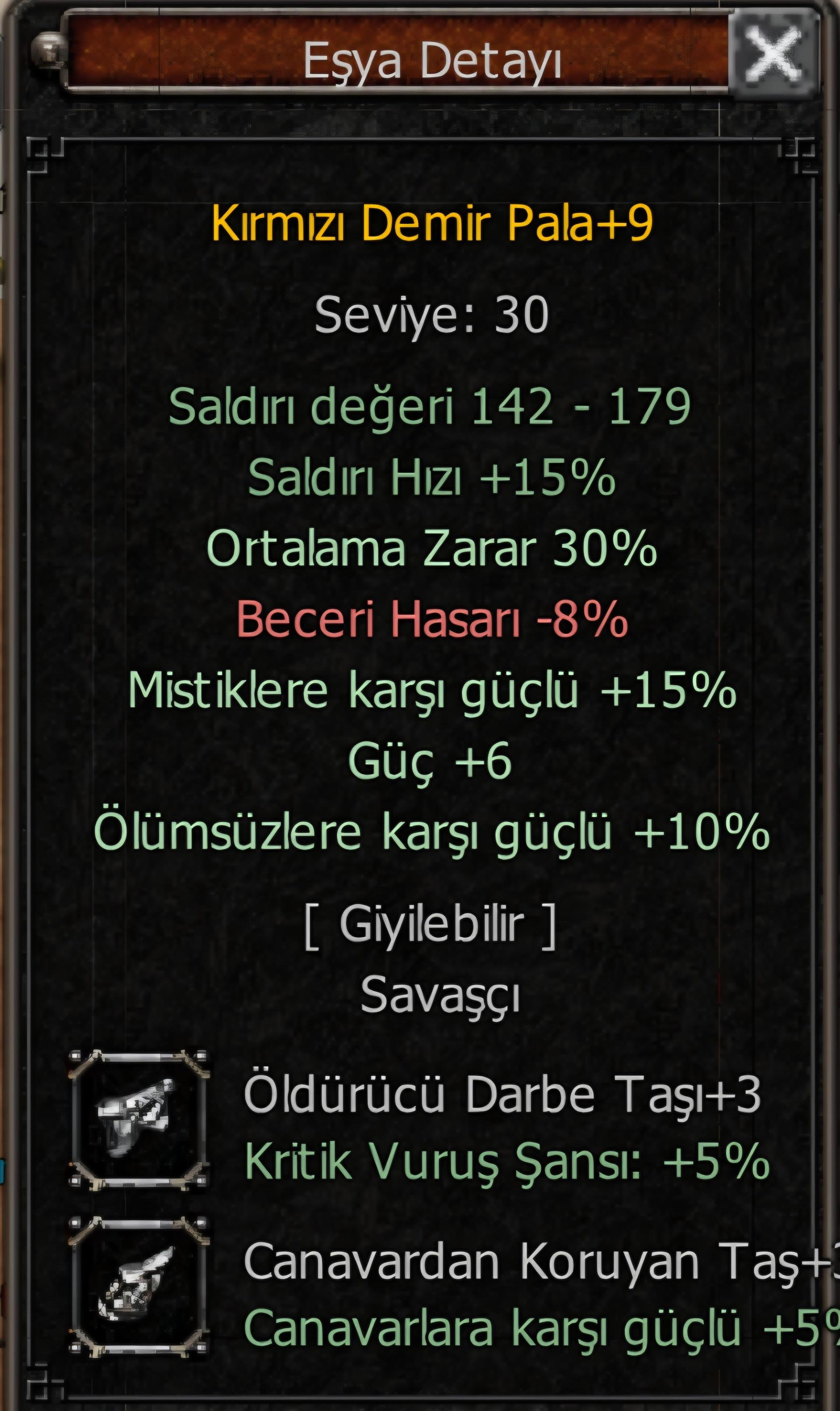50 lvl bedensel hava g1 öfke m8