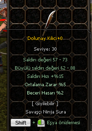 DOLUNAY KILICI HEMEN TESLİM