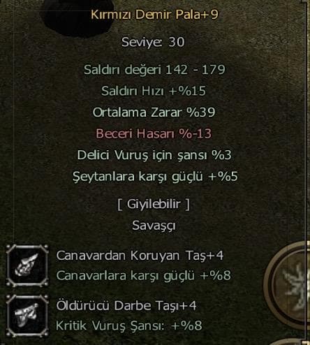 +9 KDP 39 ORT +4 TAŞLI 4 EFSUNLU KAÇMAZ FİYAT