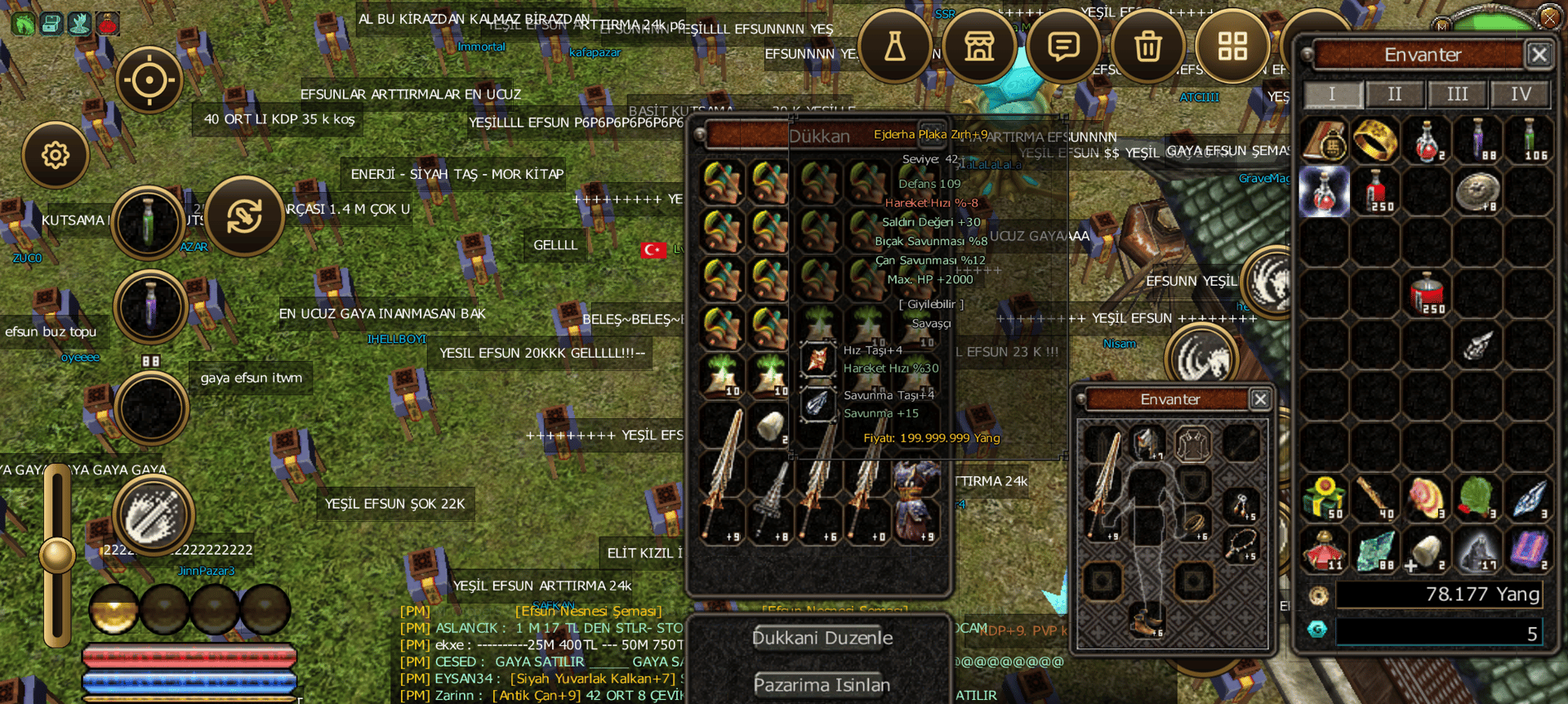 Ejderha Plaka Zirh+9 +5 Tas